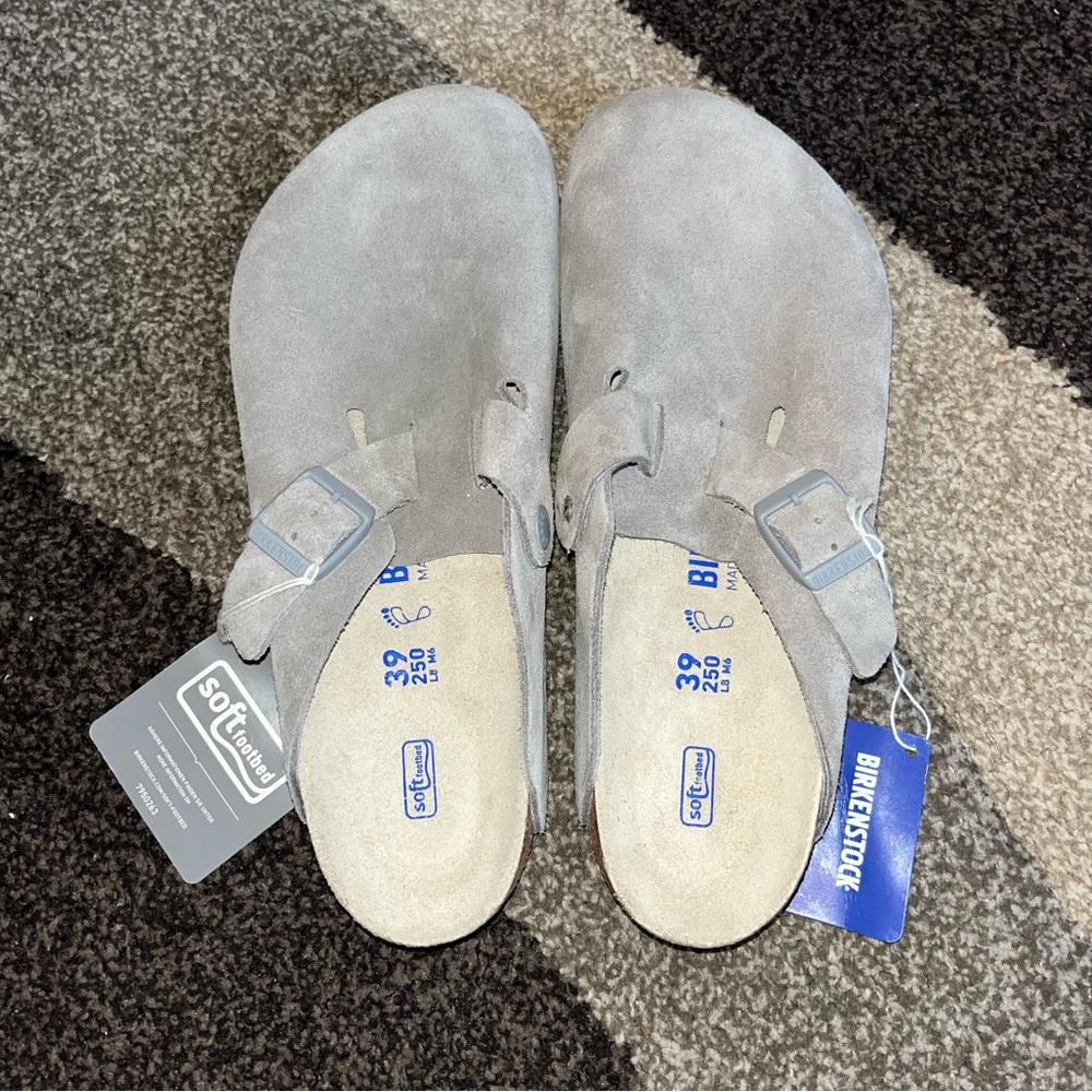 Boston Soft Footbed in Stone Coin